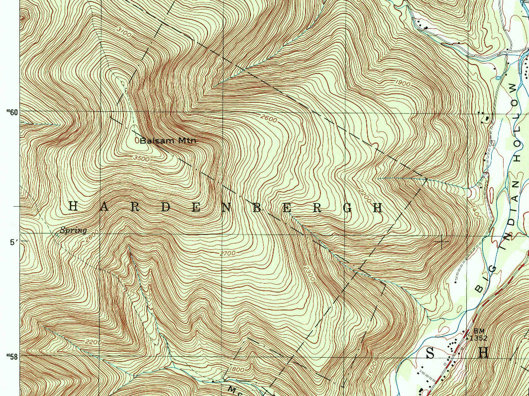 Shandaken, USGS 7.5-minute quadrangle, 1997